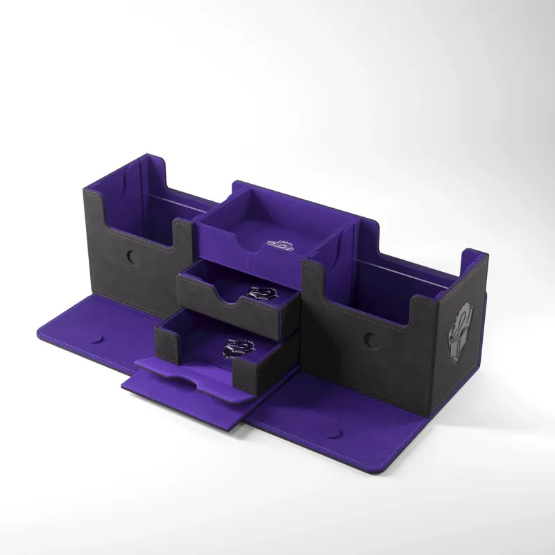 Deck Box Preta/Roxo p/ 266 cards - The Academic 266+ XL - Gamegenic Deck Box Preta/Roxo p/ 266 cards - The Academic 266+ XL - Gamegenic