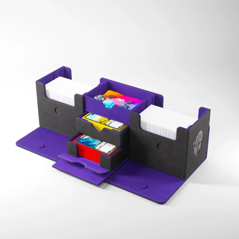 Deck Box Preta/Roxo p/ 266 cards - The Academic 266+ XL - Gamegenic Deck Box Preta/Roxo p/ 266 cards - The Academic 266+ XL - Gamegenic