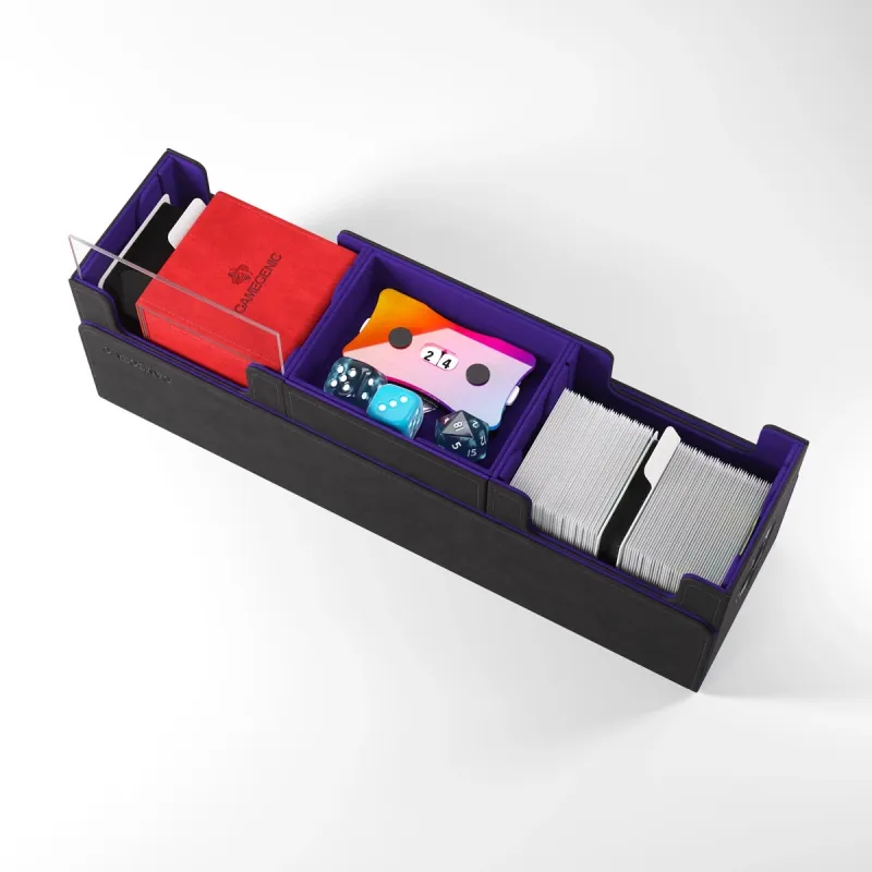 Deck Box Preta/Roxo p/ 266 cards - The Academic 266+ XL - Gamegenic Deck Box Preta/Roxo p/ 266 cards - The Academic 266+ XL - Gamegenic