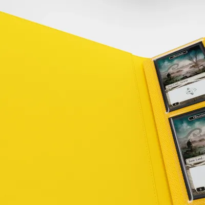 Portfólio 8 bolsos 20 folhas amarelo - Prime Album - Gamegenic