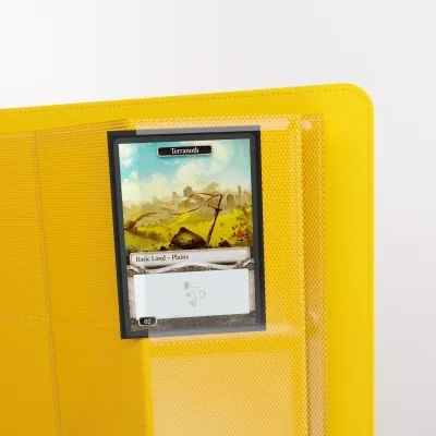 Portfólio 18 bolsos 20 folhas Amarelo - Prime Album - Gamegenic