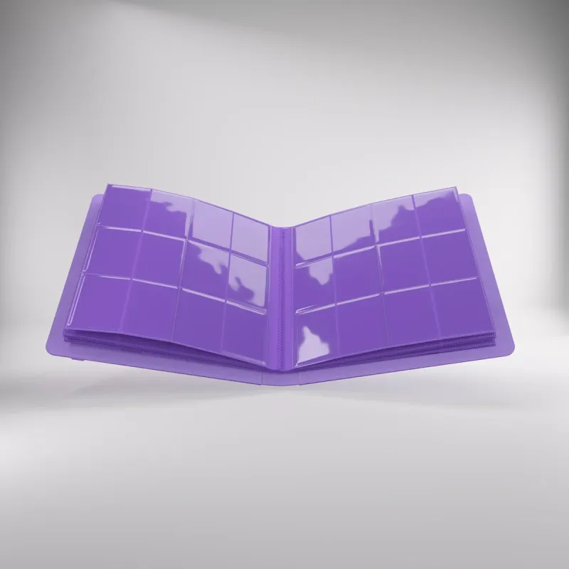 Portfólio 24 bolsos 20 folhas Roxo - Prime Álbum - Gamegenic