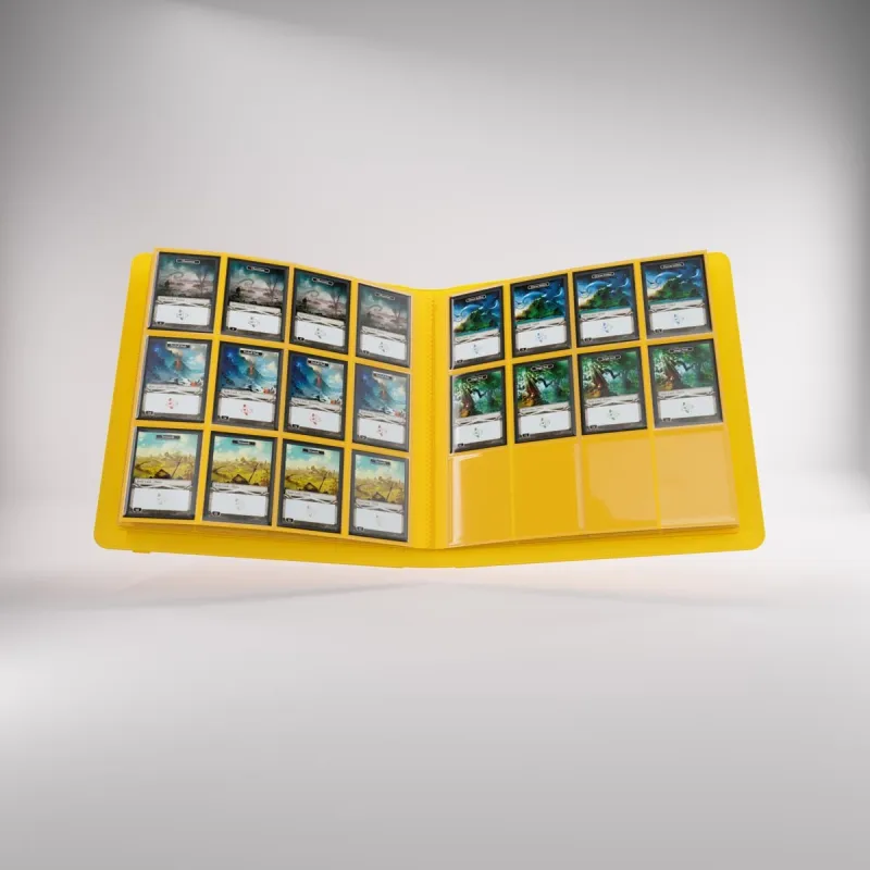 Portfólio 24 bolsos 20 folhas Amarelo - Prime Álbum - Gamegenic