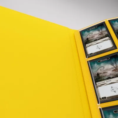Portfólio 24 bolsos 20 folhas Amarelo - Prime Álbum - Gamegenic