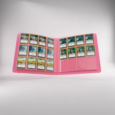 Portfólio 24 bolsos 20 folhas Rosa - Prime Álbum - Gamegenic