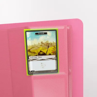 Portfólio 24 bolsos 20 folhas Rosa - Prime Álbum - Gamegenic