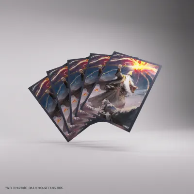 Protetor de Cartas 66mm x 92mm (Padrão) Premium Art Sleeves: Gandalf, Shadow's Foe - Gamegenic Protetor de Cartas 66mm x 92mm (Padrão) Premium Art Sleeves: Gandalf, Shadow's Foe - Gamegenic