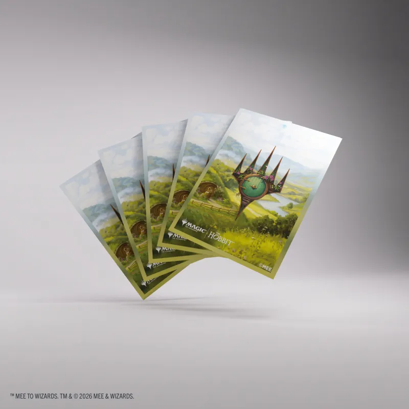 Protetor de Cartas 66mm x 92mm (Padrão) Premium Art Sleeves: The Shire - Gamegenic