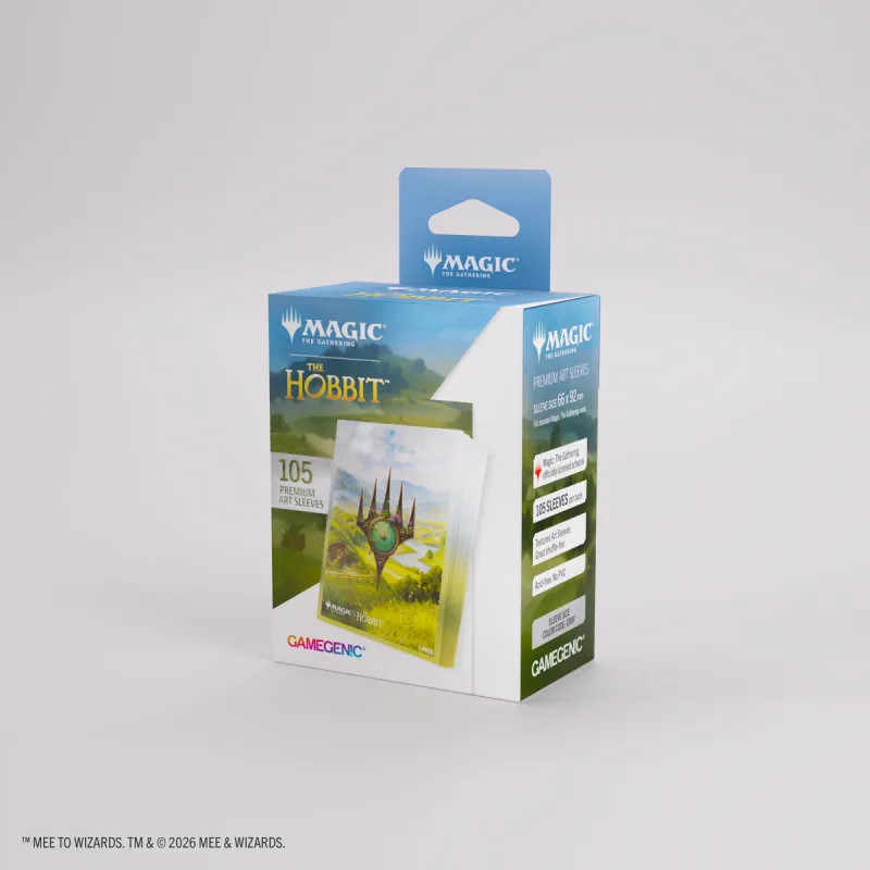 Protetor de Cartas 66mm x 92mm (Padrão) Premium Art Sleeves: The Shire - Gamegenic
