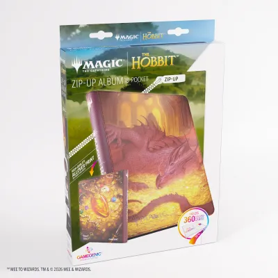Portfólio 18 bolsos 20 folhas Smaug's Mox Amber - Zip-Up Album - Gamegenic