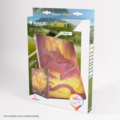Portfólio 18 bolsos 20 folhas Smaug's Mox Amber - Zip-Up Album - Gamegenic