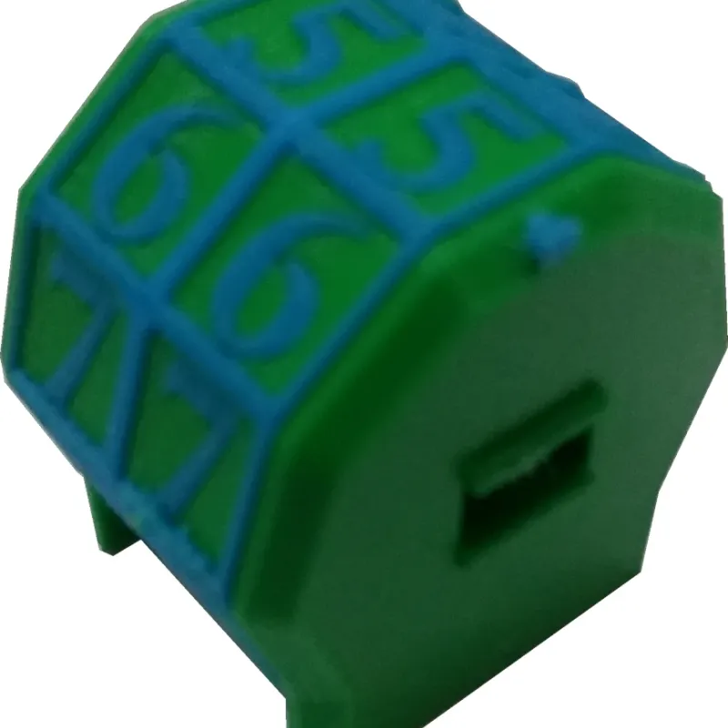 Marcador de Vida rotacionável 2 dígitos - Vermelho com Números Brancos