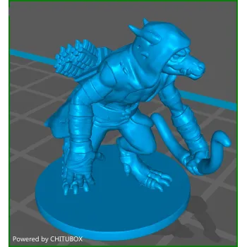 Miniatura para D&D - Kobold - Arqueiro - por Schlossbauer
