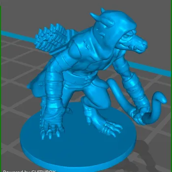 Miniatura para D&D - Kobold - Arqueiro - por Schlossbauer