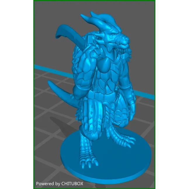 Miniatura para D&D - Kobold - Guerreiro Duas Espadas - por Schlossbauer Miniatura para D&D - Kobold - Guerreiro Duas Espadas - por Schlossbauer