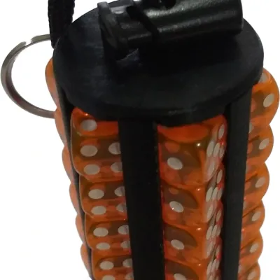 Porta 36 dados 12mm - Preto