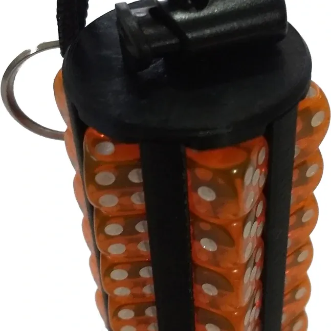 Porta 36 dados 12mm - Preto