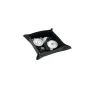 Bandeja de peças em couro ecológico 13 x 13cm - Preto