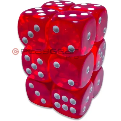 Kit 7 Dados Perolado Marrom c/ Números Brancos