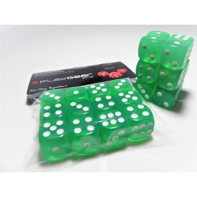 Kit 7 Dados Perolado Marrom c/ Números Brancos