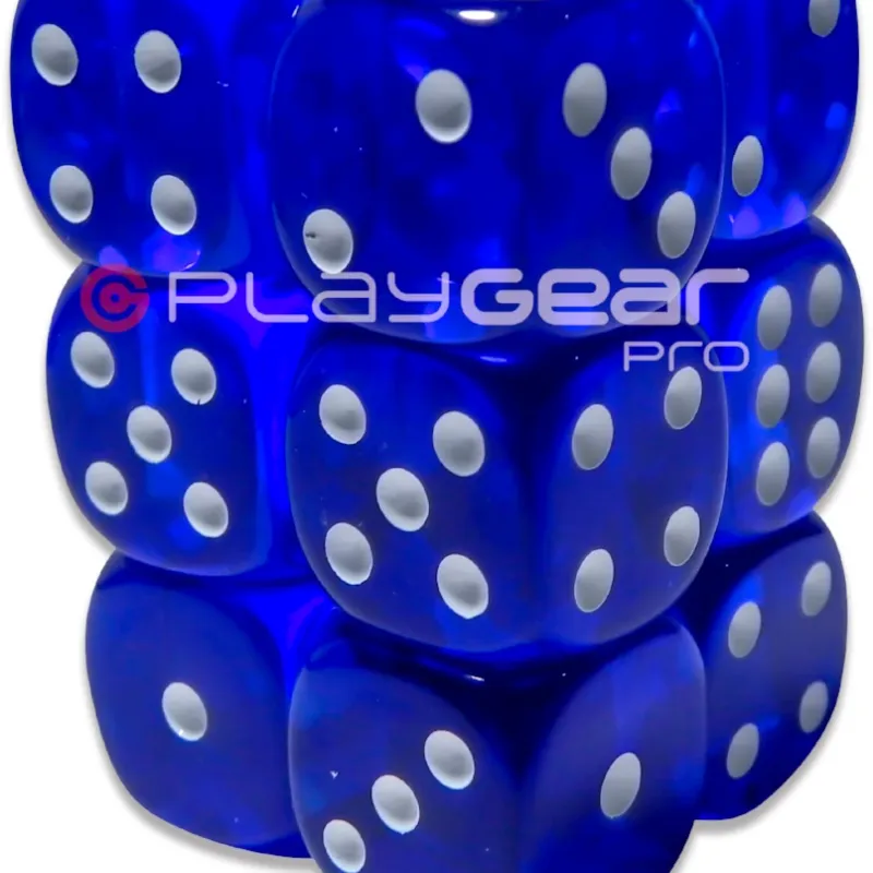 Kit 7 Dados Perolado Verde c/ Números Dourados