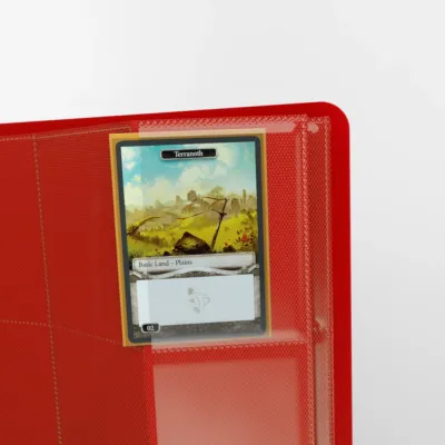 Portfólio 24 bolsos 20 folhas vermelho - Casual Álbum - Gamegenic