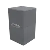 Deck Box Satin Tower Cinza Fumaça - Ultra Pro Deck Box Satin Tower Cinza Fumaça - Ultra Pro