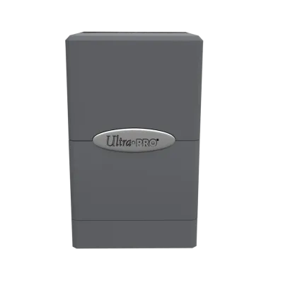 Deck Box Satin Tower Cinza Fumaça - Ultra Pro Deck Box Satin Tower Cinza Fumaça - Ultra Pro