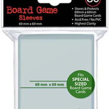 Protetor de Cartas 70mm x 70mm (Quadrado) c/ 50 - Ultra Pró Protetor de Cartas 70mm x 70mm (Quadrado) c/ 50 - Ultra Pró