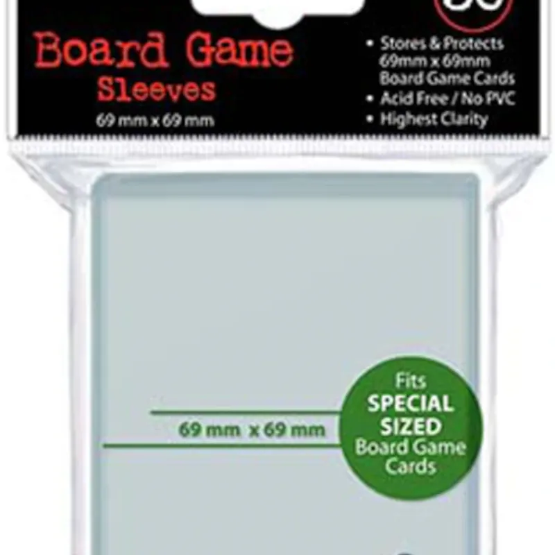 Protetor de Cartas 70mm x 70mm (Quadrado) c/ 50 - Ultra Pró