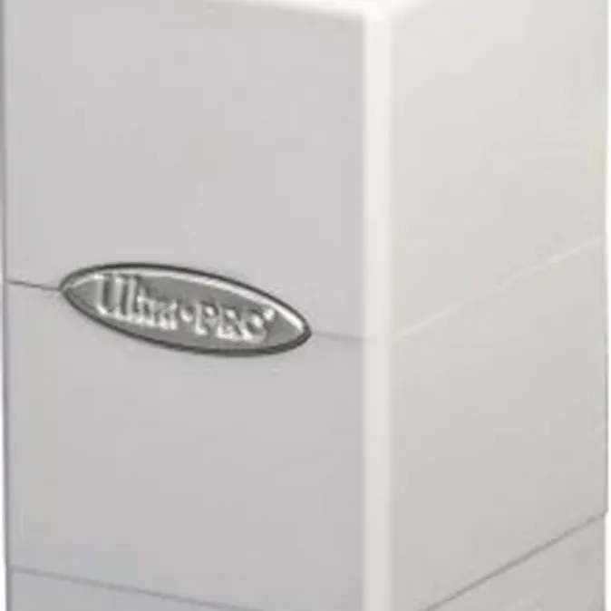 Deck Box Satin Tower Branca - Ultra Pro Deck Box Satin Tower Branca - Ultra Pro