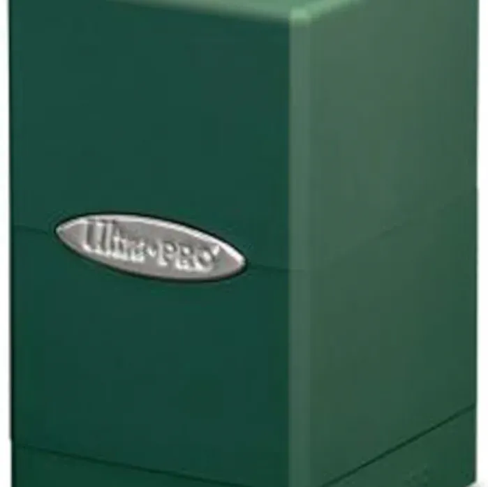 Deck Box Satin Tower Verde - Ultra Pro Deck Box Satin Tower Verde - Ultra Pro