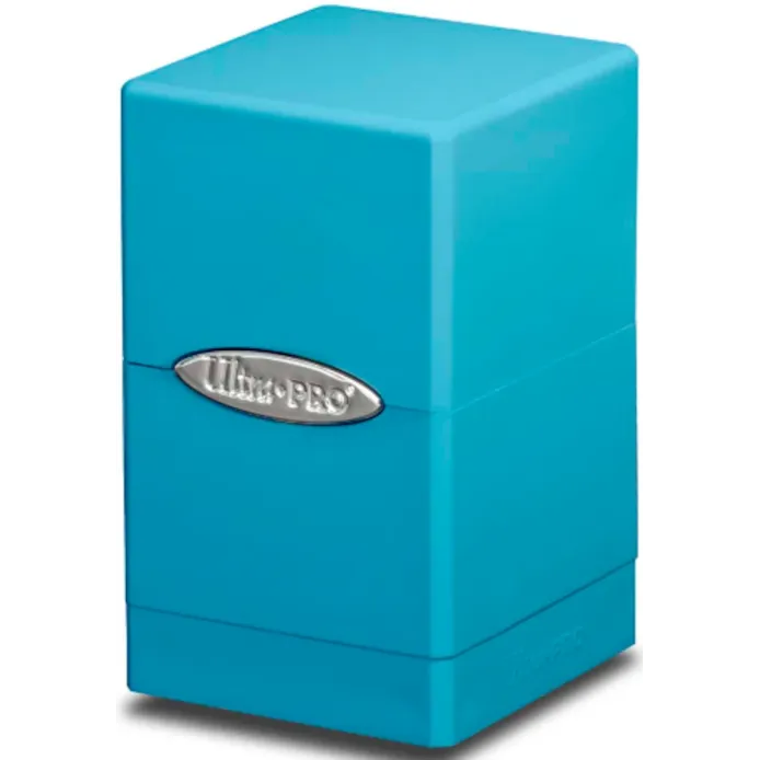 Deck Box Satin Tower Azul Claro - Ultra Pro Deck Box Satin Tower Azul Claro - Ultra Pro