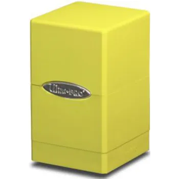 Deck Box Satin Tower Amarelo Claro - Ultra Pro
