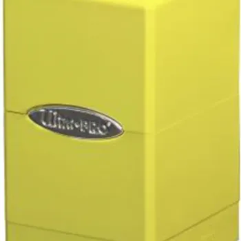 Deck Box Satin Tower Amarelo Claro - Ultra Pro