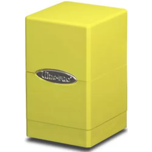 Deck Box Satin Tower Amarelo Claro - Ultra Pro