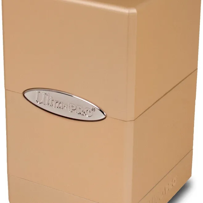 Deck Box Satin Tower Caramelo - Ultra Pro Deck Box Satin Tower Caramelo - Ultra Pro