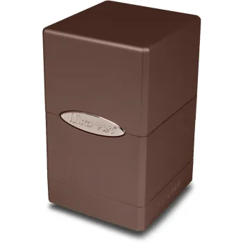 Deck Box Satin Tower Chocolate Escuro - Ultra Pro