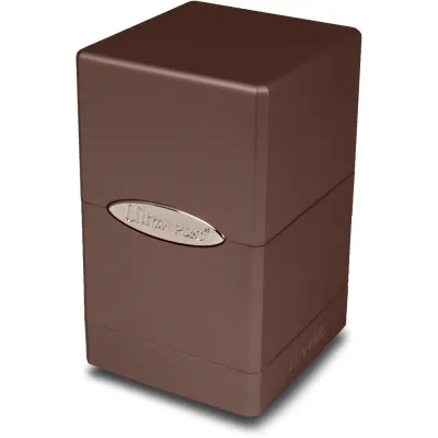 Deck Box Satin Tower Chocolate Escuro - Ultra Pro