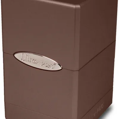 Deck Box Satin Tower Chocolate Escuro - Ultra Pro Deck Box Satin Tower Chocolate Escuro - Ultra Pro