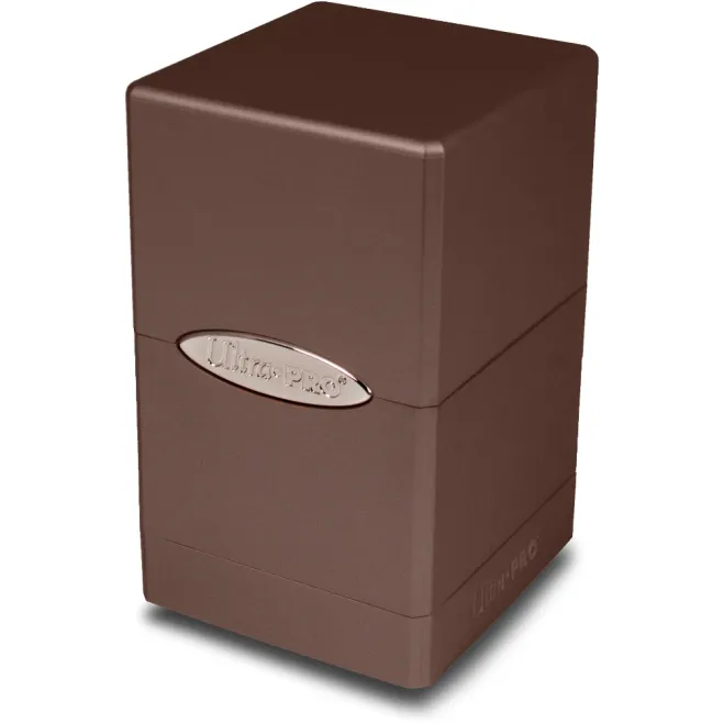 Deck Box Satin Tower Chocolate Escuro - Ultra Pro