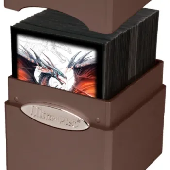 Deck Box Satin Tower Chocolate Escuro - Ultra Pro
