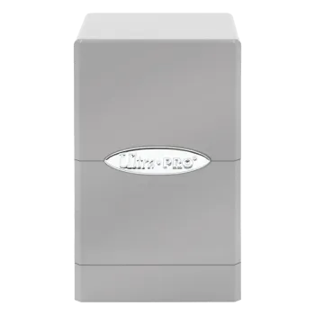 Deck Box Satin Tower Metálica Prata - Ultra Pro Deck Box Satin Tower Metálica Prata - Ultra Pro