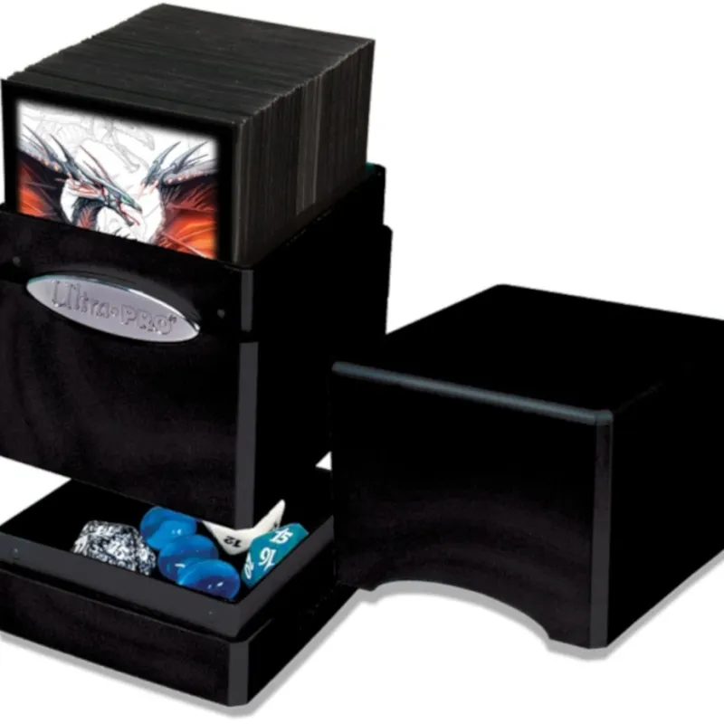 Deck Box Satin Tower Meia-Noite - Ultra Pro Deck Box Satin Tower Meia-Noite - Ultra Pro