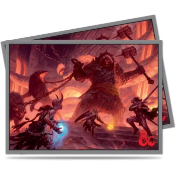 Protetor de Cartas 66mm x 91mm (Padrão) D&D Fire Giant c/ 50 - Ultra Pro