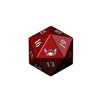 Marcador de Vida Magic Ruas de Nova Capenna - Vermelho