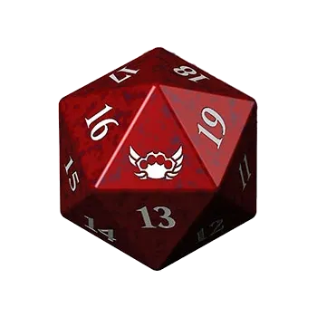 Marcador de Vida Magic Ruas de Nova Capenna - Vermelho