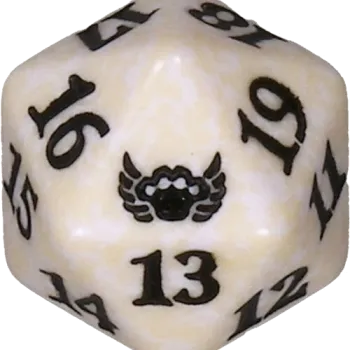 Marcador de Vida Magic Ruas de Nova Capenna - Branco