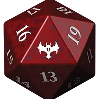 Marcador de Vida Magic Innistrad Voto Carmesim - Vermelho