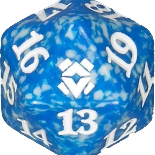 Marcador de Vida Magic Renascer de Zendikar - Azul